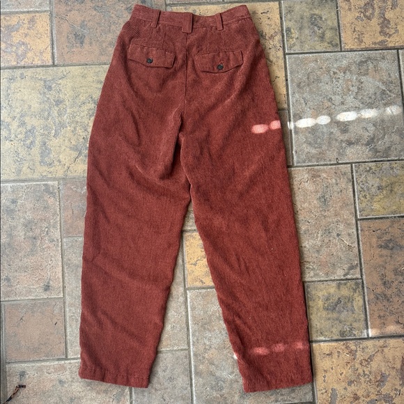 Madewell | Corduroy High-Rise Tapered Pants Dusty Redwood NG506 - Picture 5 of 5